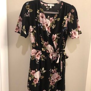 Floral Summer Wrap Dress